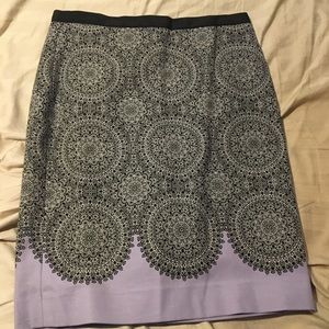 Black and purple pencil skirt size 4